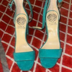 Vince Camuto Teal Heeled Sandals